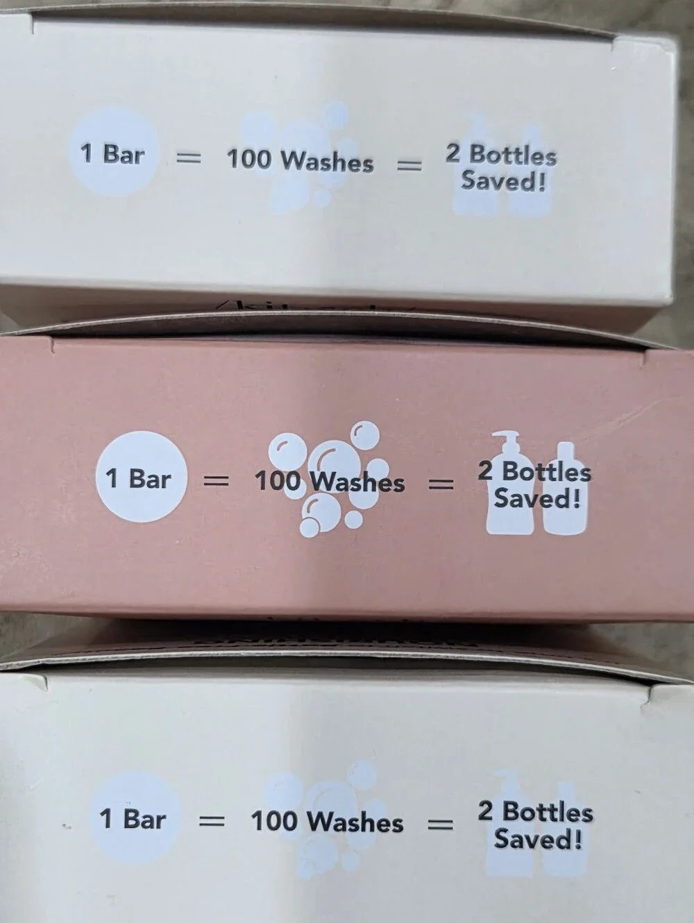 Kitsch Solid Shampoo & Conditioner Trio with Black & Blush Shampoo & Cond Bags